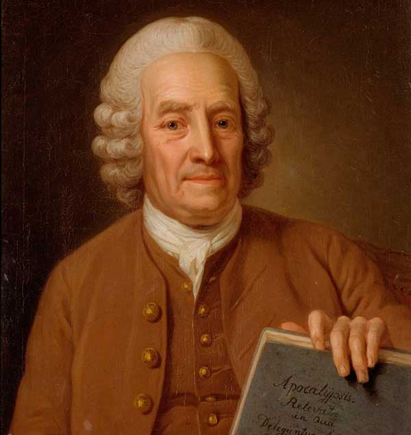 Målning föreställande Emanuel Swedenborg