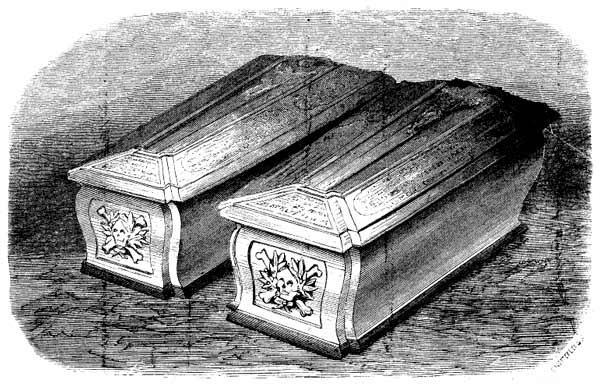 Illustration av Lars och Ingela Gathenhielms sarkofager