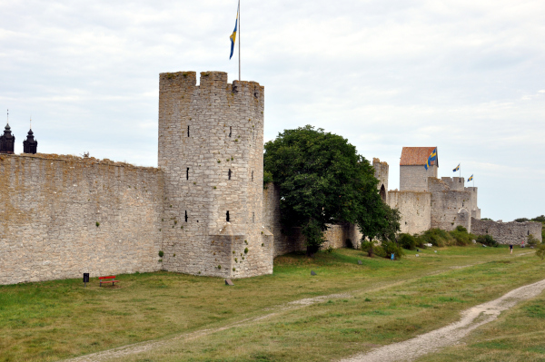 En del av muren kring Visby